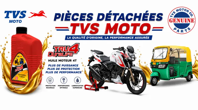 Pièces détachées officielles TVS